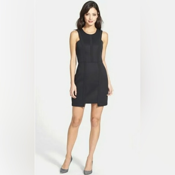BCBG Max Azria "Avina" Dress (Straight Hem) Black Size 8 - Picture 1 of 6